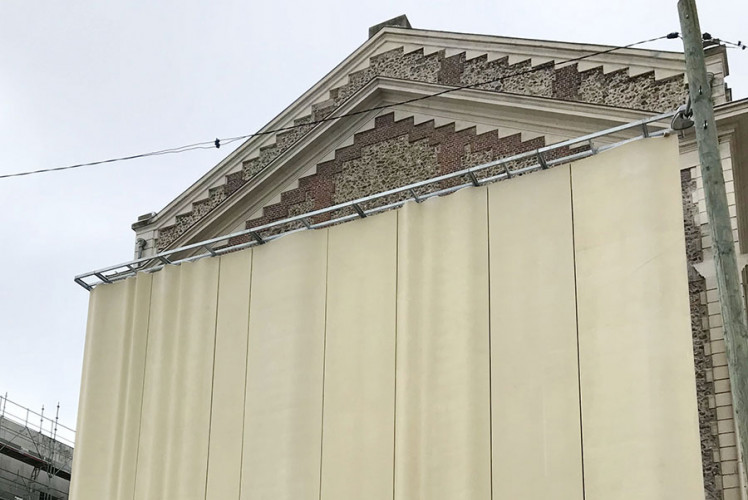 HPC facade of Evreux Theatre in France